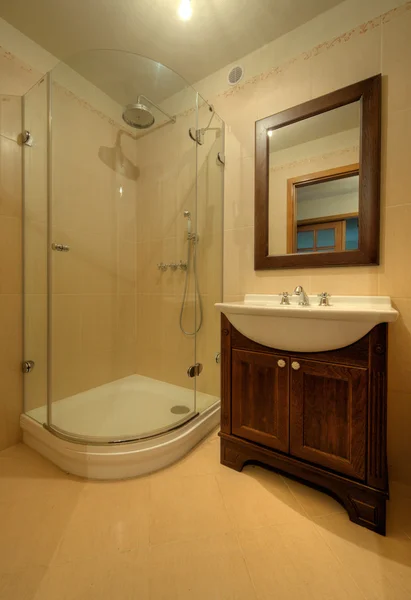 Koupelna - domácí interiér — Stock fotografie