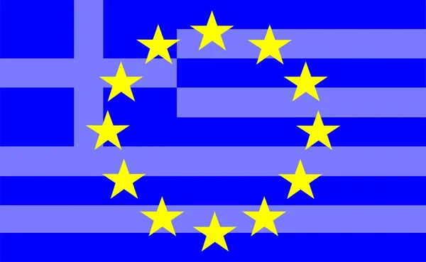 Řecko a Evropa — Stock fotografie