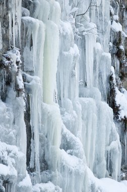 Frozen waterfall clipart