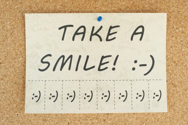 Take a smile clipart