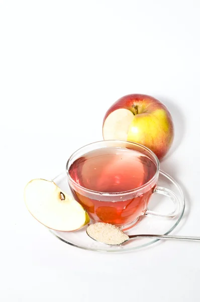 Elma meyve çay — Stok fotoğraf