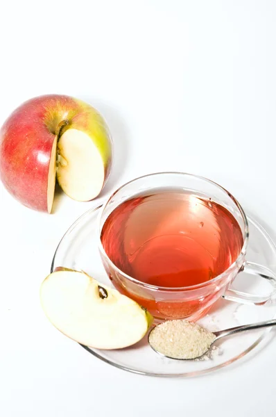 Elma meyve çay — Stok fotoğraf