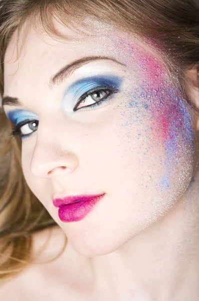 stock image Beauty fashion color make-up