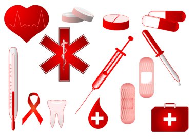 Medical icons collection clipart