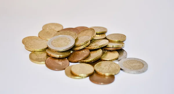 Euro coins — Stock Photo, Image