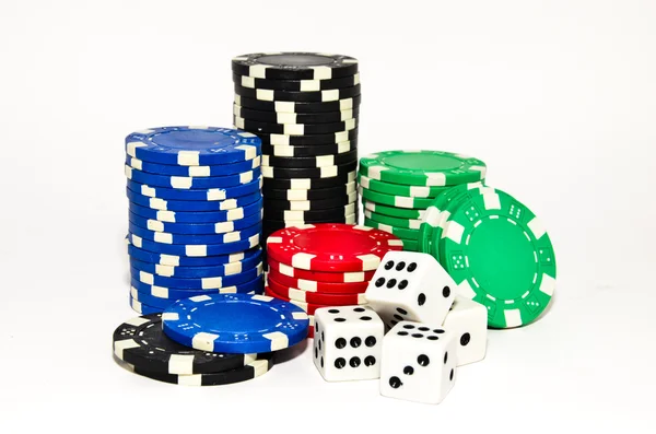 stock image Poker chips