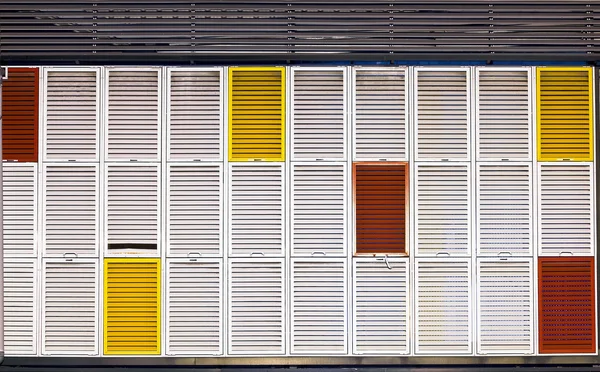 Stock image Multiple colors shutters