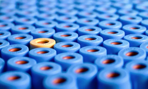 Tampas de tubo de extração — Fotografia de Stock