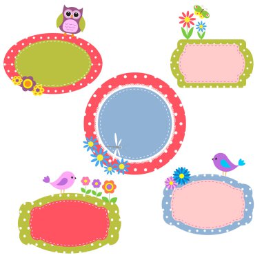 Cute frames clipart