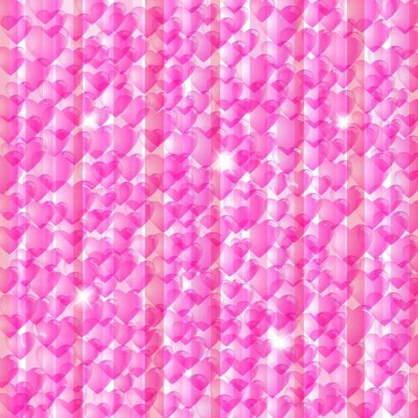 Roze valentine — Stockvector