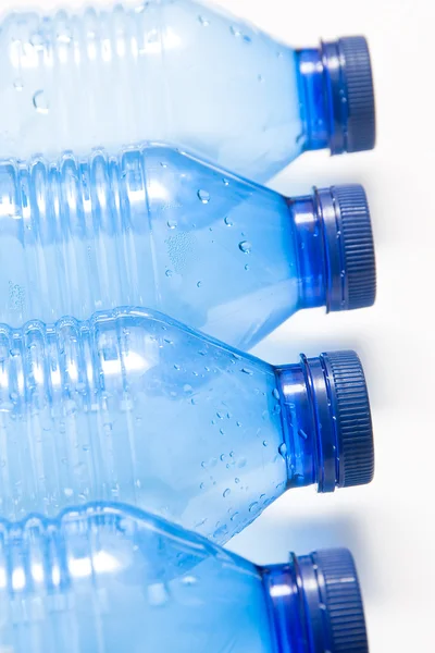 Four plastic bottles — Stock Photo, Image