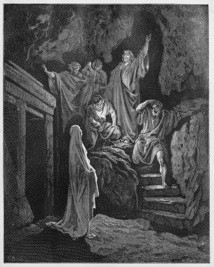 Resurrection of Lazarus clipart