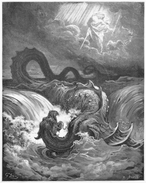 The Destruction of Leviathan — Stock Photo, Image