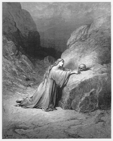 Mary Magdalene Repentant — Stock Photo, Image