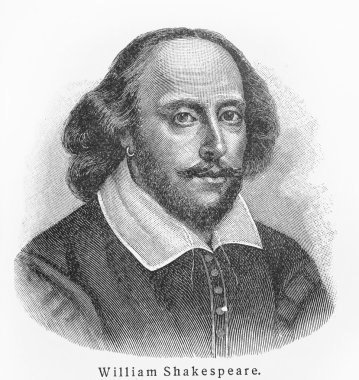 William Shakespeare clipart