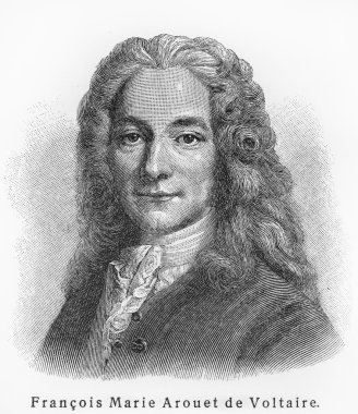 Francois Marie Voltaire clipart