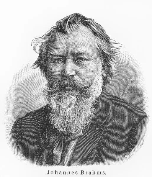 Johannes Brahms — Stock Photo, Image