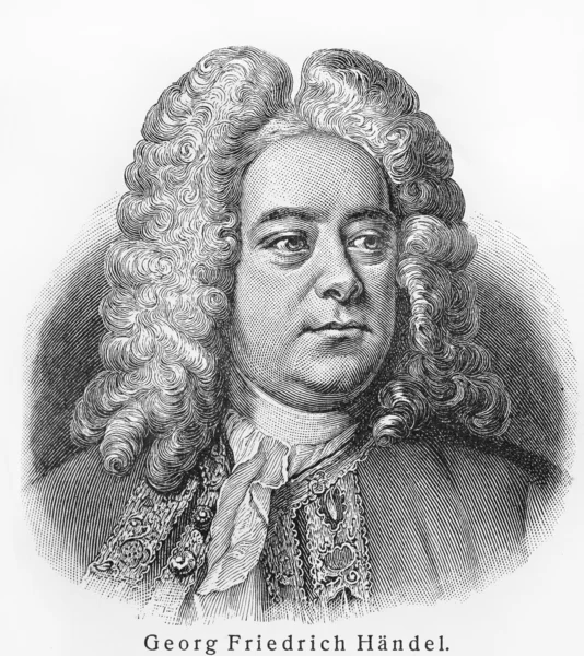 Georg Friedrich Händel — Fotografia de Stock