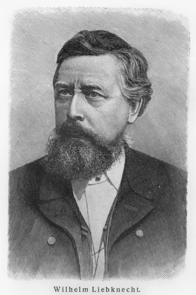 Wilhelm Ludwig Liebknecht — Foto Stock