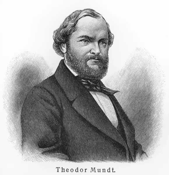Theodor Mundt — Fotografia de Stock
