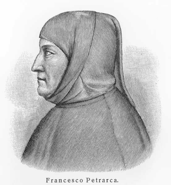 Francesco petrarca Petrarka — Zdjęcie stockowe