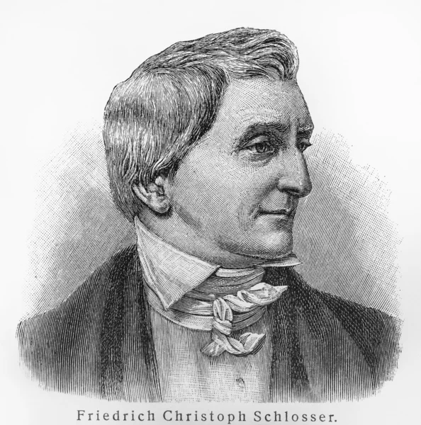 Friedrich christoph schlosser — Foto de Stock