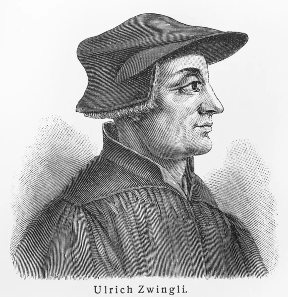 (ulrich) Huldrych zwingli — Zdjęcie stockowe