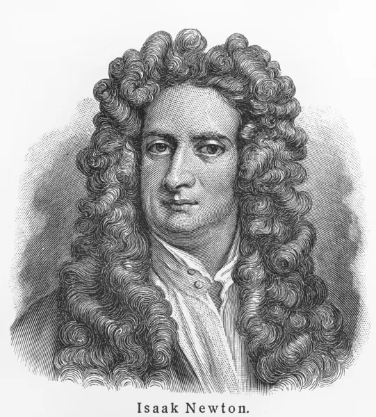Isaac Newton Stockbild