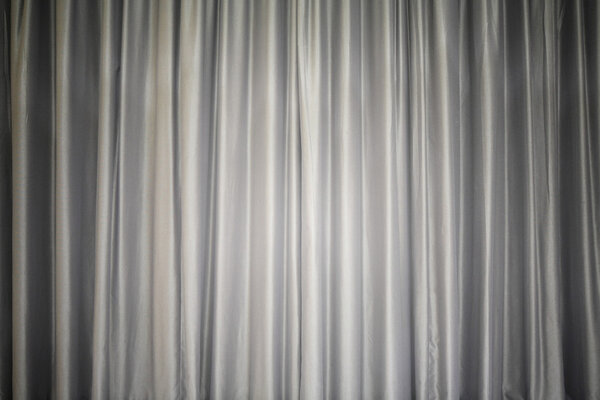 Grey curtain