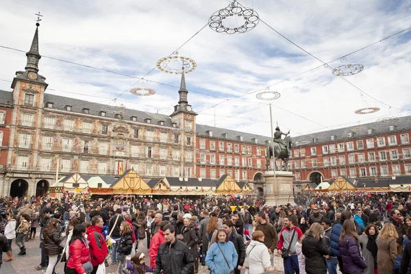 Madrid a dicembre — Foto Stock