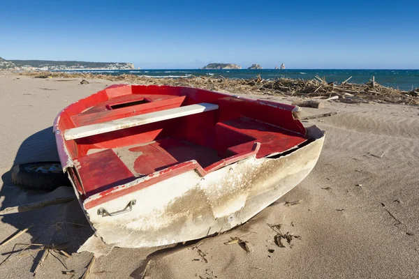 El Barco Rojo — Foto de Stock