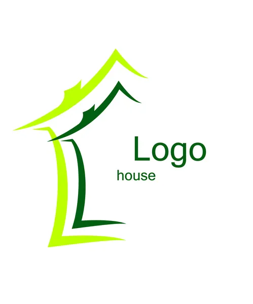 Logo evi — Stok Vektör