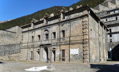 Forte di fenestrelle İtalya. kare