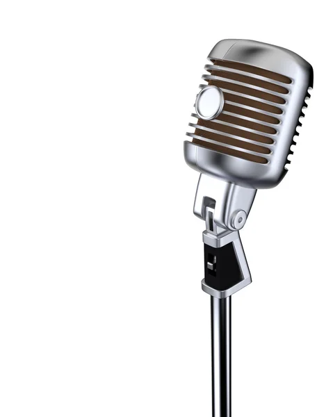 Vintage Microphone Stock Picture