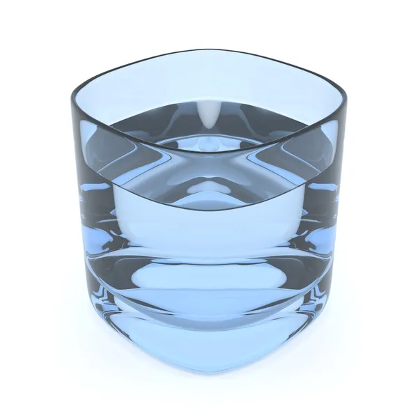 Blue Water Glass — Stock Photo, Image