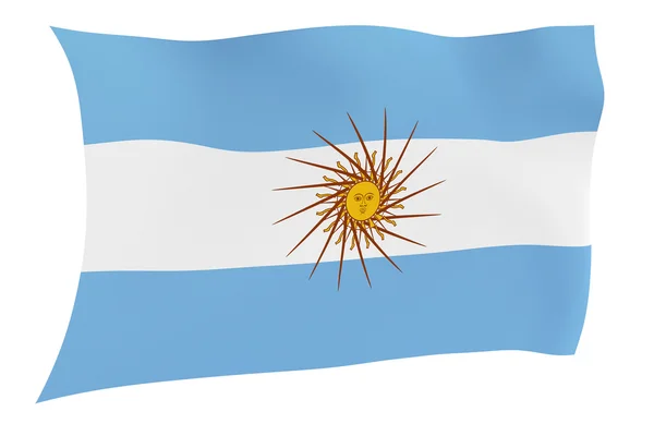 अर्जेंटीना का ध्वज — स्टॉक फ़ोटो, इमेज