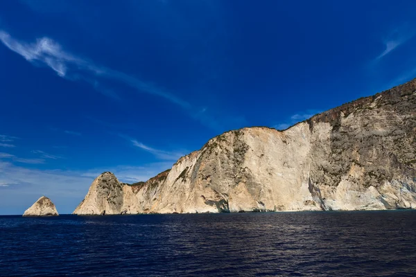 Declive de montanha na ilha de Zakynthos, Grécia — Fotografia de Stock