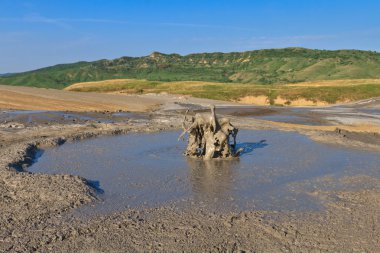 Mud Volcanoes in Buzau, Romania clipart