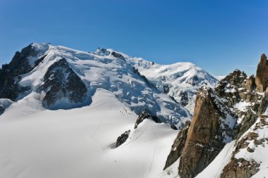 Mont Blanc - l'Aiguille du Midi clipart