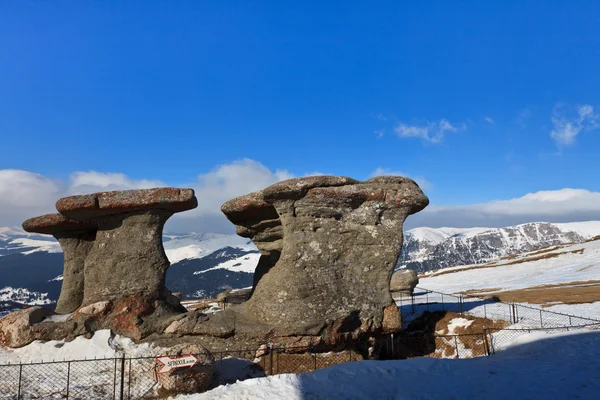 Grupo de piedra en las Montañas Cárpatas — Foto de Stock