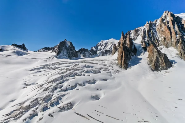 Mont Blanc - l'Aiguille du Midi — Stockfoto