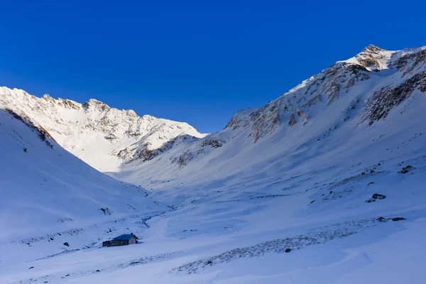 Vinterbergslandskap — Stockfoto