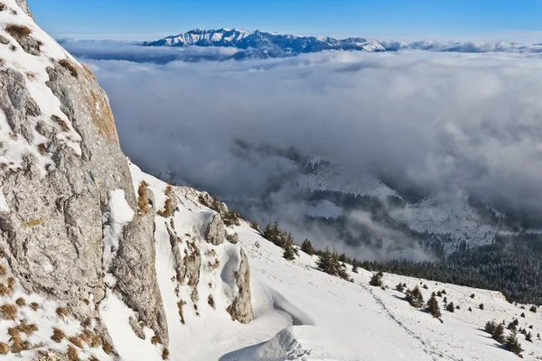 Inverno Montanha Paisagem — Fotografia de Stock
