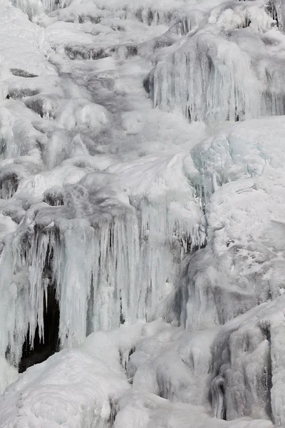 Waterval in de winter — Stockfoto