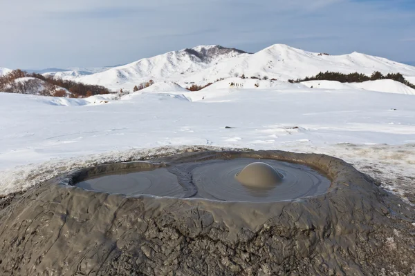 Çamur volkanlar olarak buzau, Romanya — Stok fotoğraf