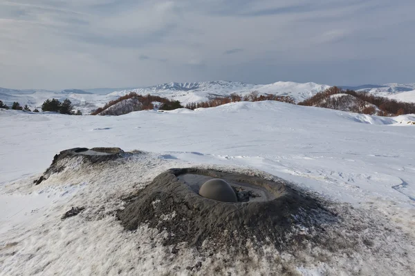 stock image Mud Volcanoes in Buzau, Romania