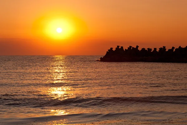 Nascer do sol no mar — Fotografia de Stock