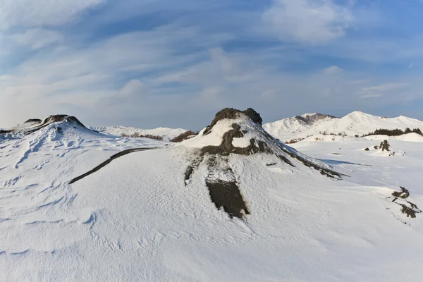 Modder vulkanen in buzau, Roemenië — Stockfoto