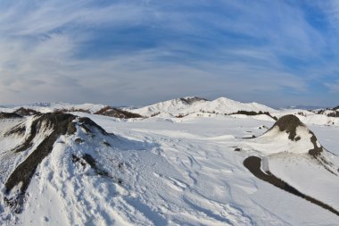 Mud Volcanoes in Buzau, Romania clipart