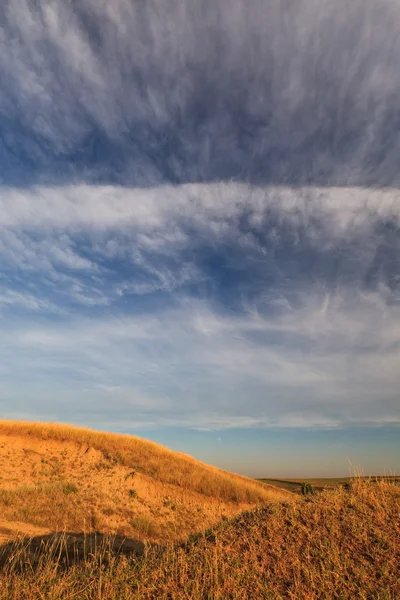 Heuvels en wolken — Stockfoto